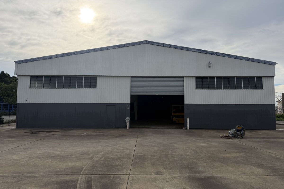 The building before painting